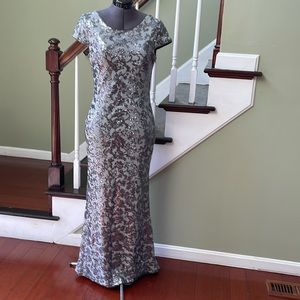 Calvin Klein Full Length Sequin Mermaid Dress